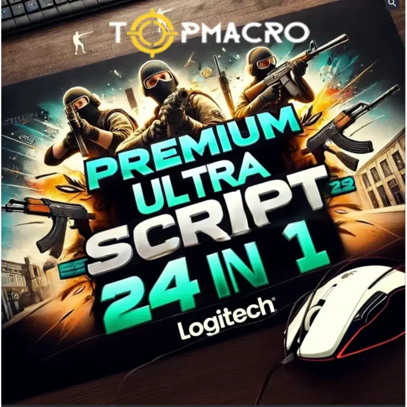 Premium MultiScript 24 in 1 für Logitech | Empfindlichkeit 1.25