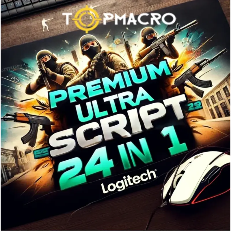 Premium MultiScript 24 in 1 für Logitech | Empfindlichkeit 2.5