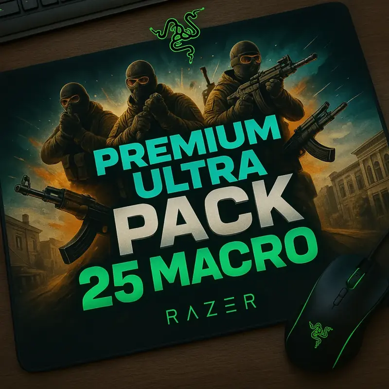 Full Pack mit 25 Makros | Empfindlichkeit 2.5 | Neu