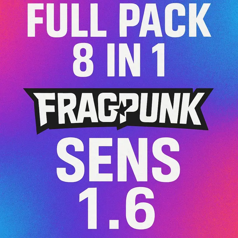 Full Pack 8 in 1 Bloody / X7 FragPunk сенса - 1.6