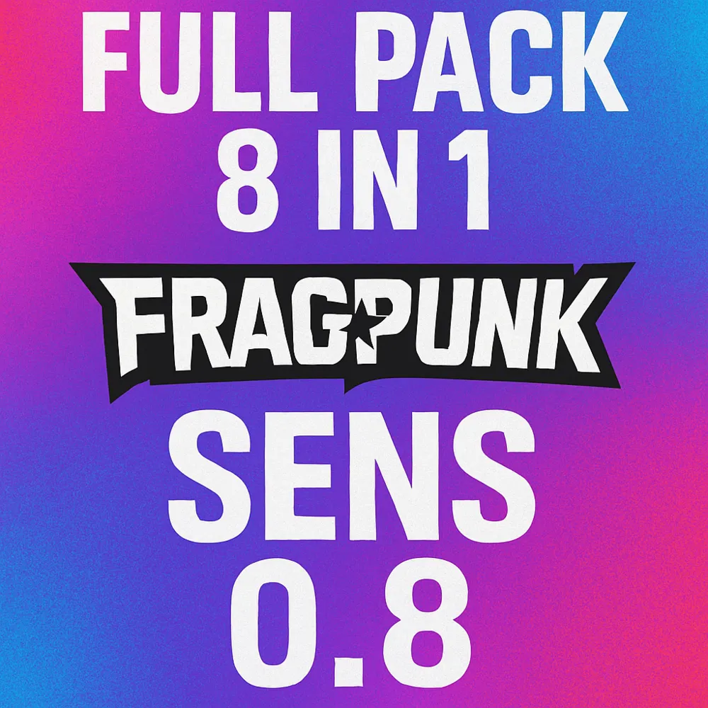 Full Pack 8 in 1 Razer FragPunk сенса - 0.8