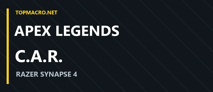 APEX — C.A.R. · Razer Synapse 4