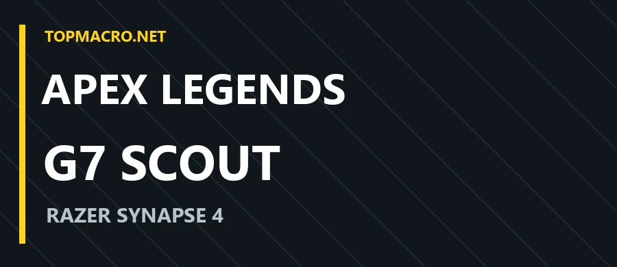 APEX — G7 SCOUT · Razer Synapse 4