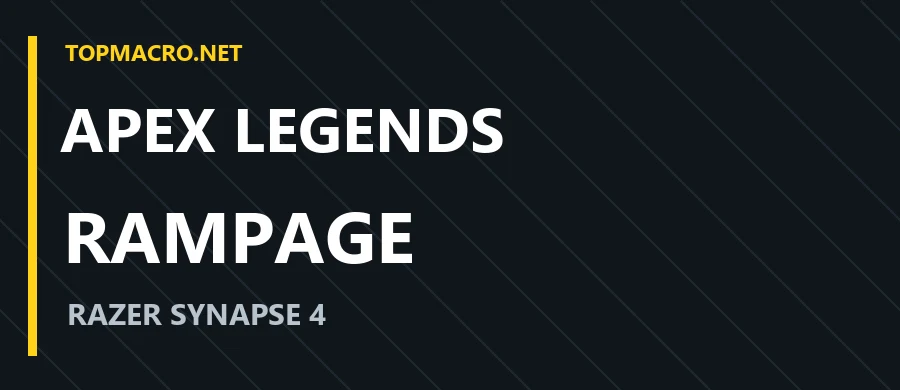 APEX — RAMPAGE · Razer Synapse 4